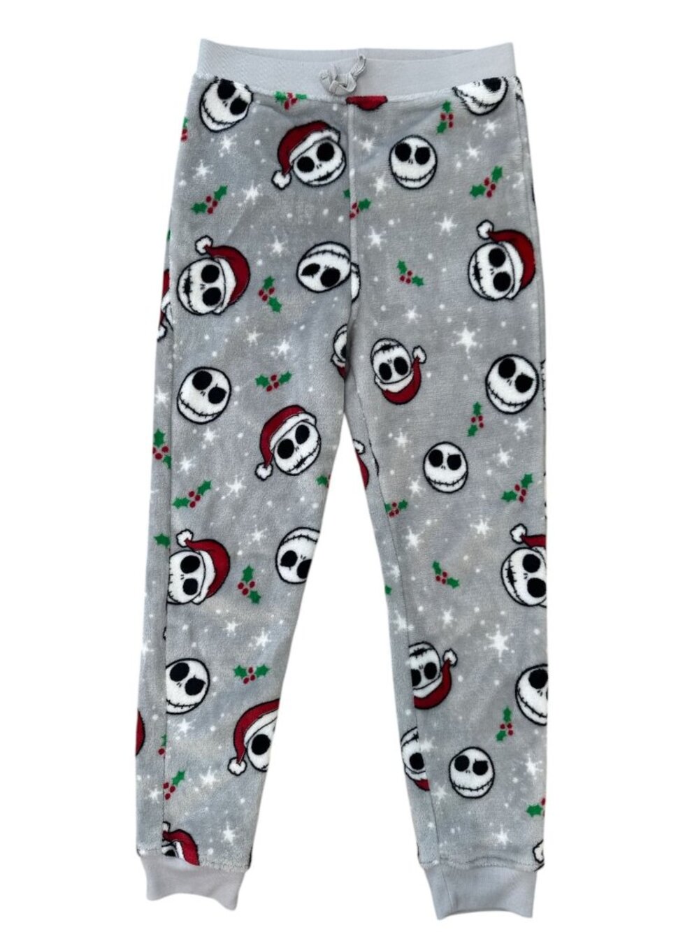 Disney Nightmare Before Christmas Jack Skellington PJ Pants Grey L 12 youth Rel